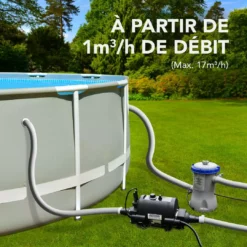 Rechauffeur Piscine - Hors Sol - Nano 3kW - Mono - Elecro -Équipement De Piscine Soldes img 1412 05 1080
