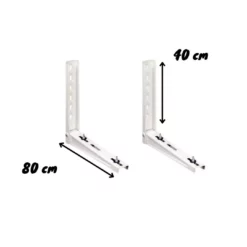 POLYTROPIC Pompe à Chaleur - Paire D'Équerres Pour 10 KW