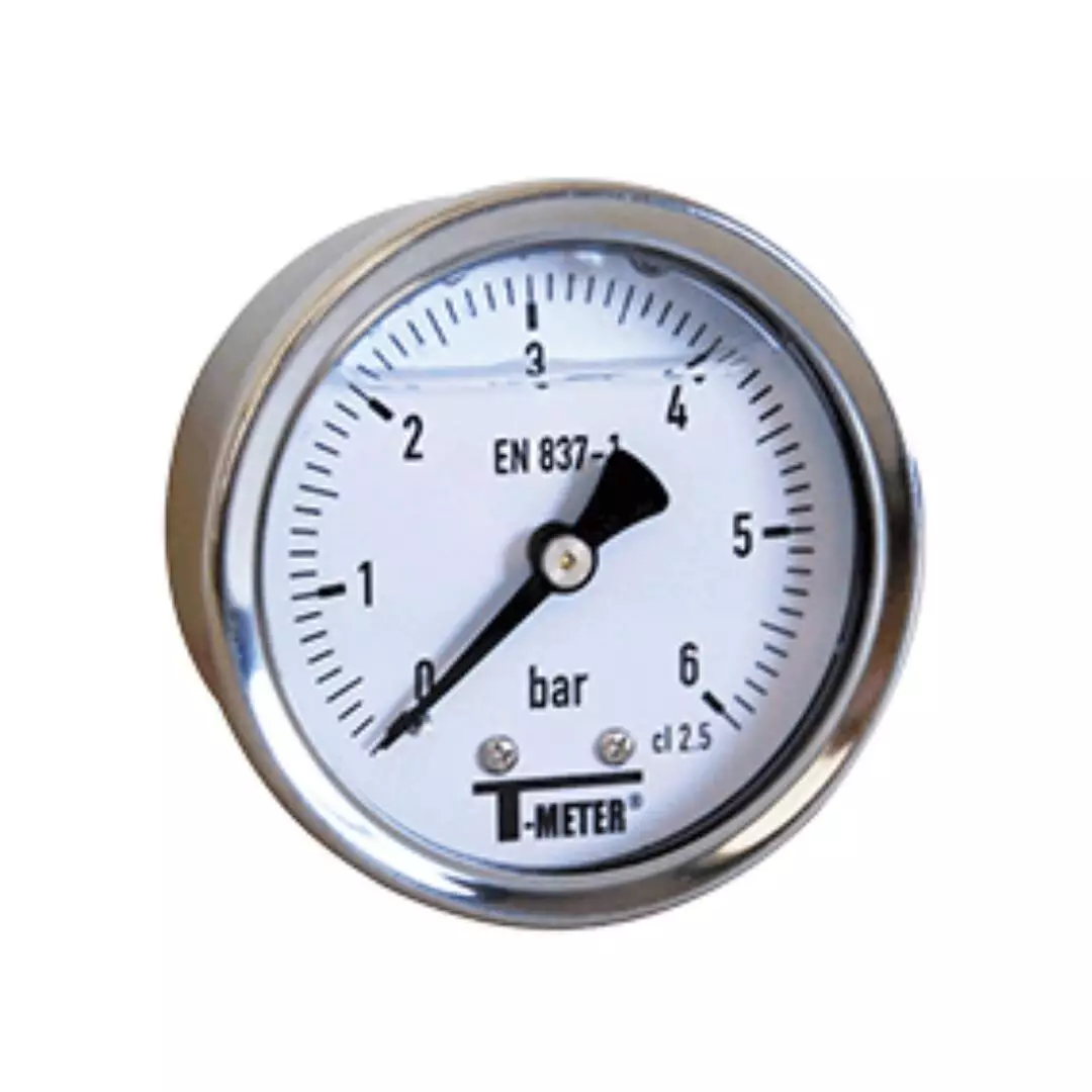 Manomètre - Mano Glycérine - Axial - Diamètre 50 1 Manomètre - Mano Glycérine - Axial - Diamètre 50