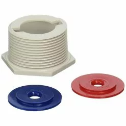 Ensemble Raccord Mural Et Réducteur De Débit Connecteur Universel De Parois - Réf Polaris : 10-108-00